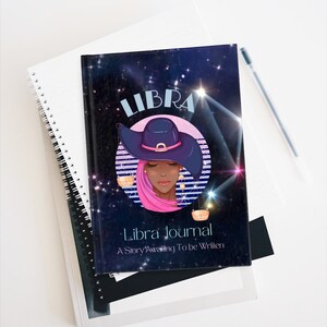 Libra Journal | Zodiac Journal | Celestial Journal | Libra Notebook | Hard cover Journal | September October | Libra facts