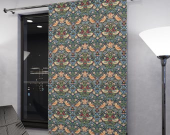 Tenda oscurante William Morris: design vintage Strawberry Thief