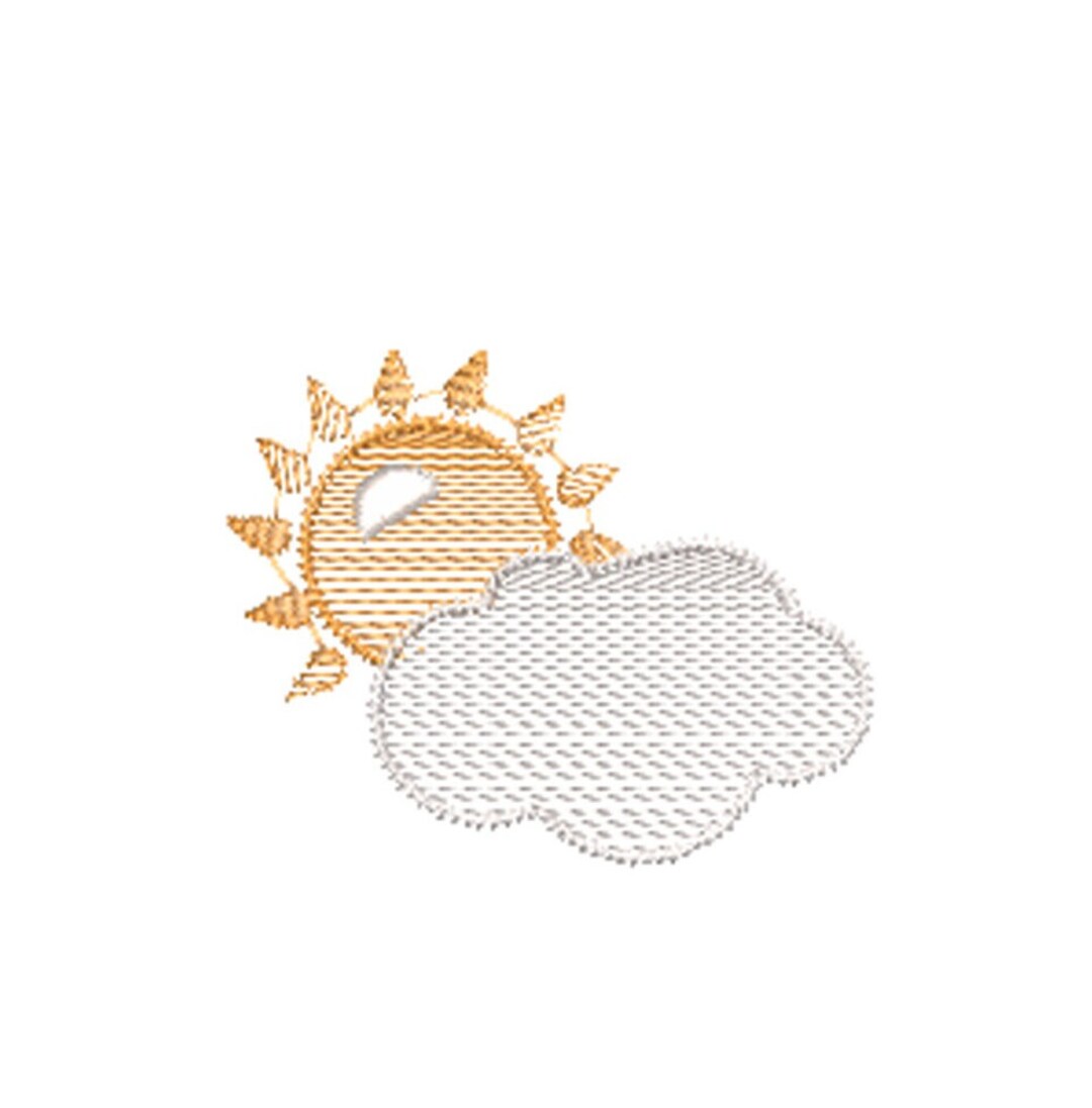 Pansy Embroidery Shirt - Cloudy