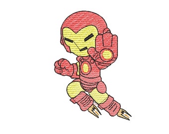 Archivo de diseño de bordado de Iron Man