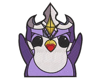 Teamfight Tactics pinguïn borduurontwerpbestand