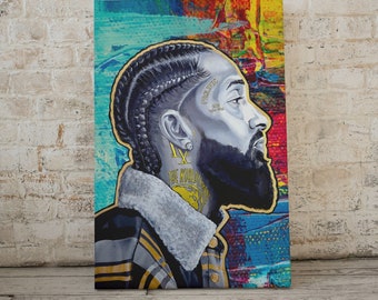 Canvas Print - Nipsey Hussle - Abstract