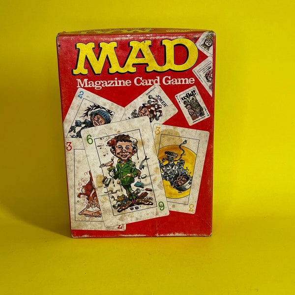 MAD Magazine Card Game - Potrzebie! Incomplete, but what, us worry? Great 1970s paper ephemera from the usual gang of idiots at MAD!