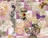 Decoupage Paper Rice Paper Mulberry Paper Forever Queen Bee A4