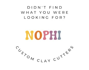 CUSTOM CLAY CUTTERS | Stamps | Imprint | Personalised | Polymer Clay Craft |