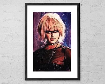 Pris Stratton - Pintura - Blade Runner - Daryl Hannah - Ficção científica - Impressão de arte de filme - Pôster de filme - Philip K Dick - Android - Ficção científica