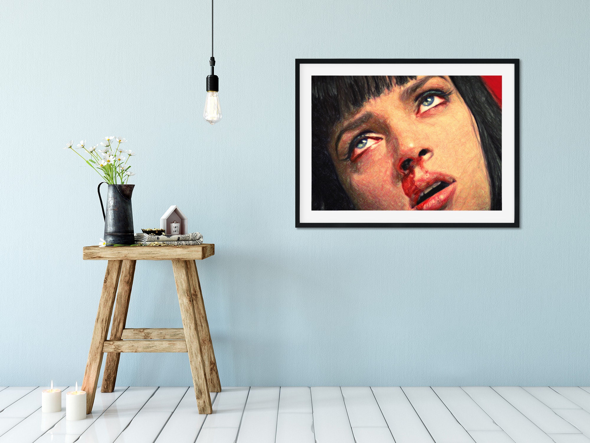 Huangchen Klassisches Filmposter Pulp Fiction Mia Wallace