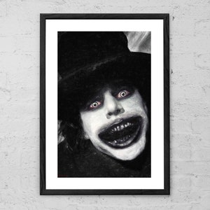 The Babadook.- Painting - Horror Decor - Movie Art Print - Movie Poster - Halloween - Dark Art - Spooky - Scary - Gothic - Monster - Gifts