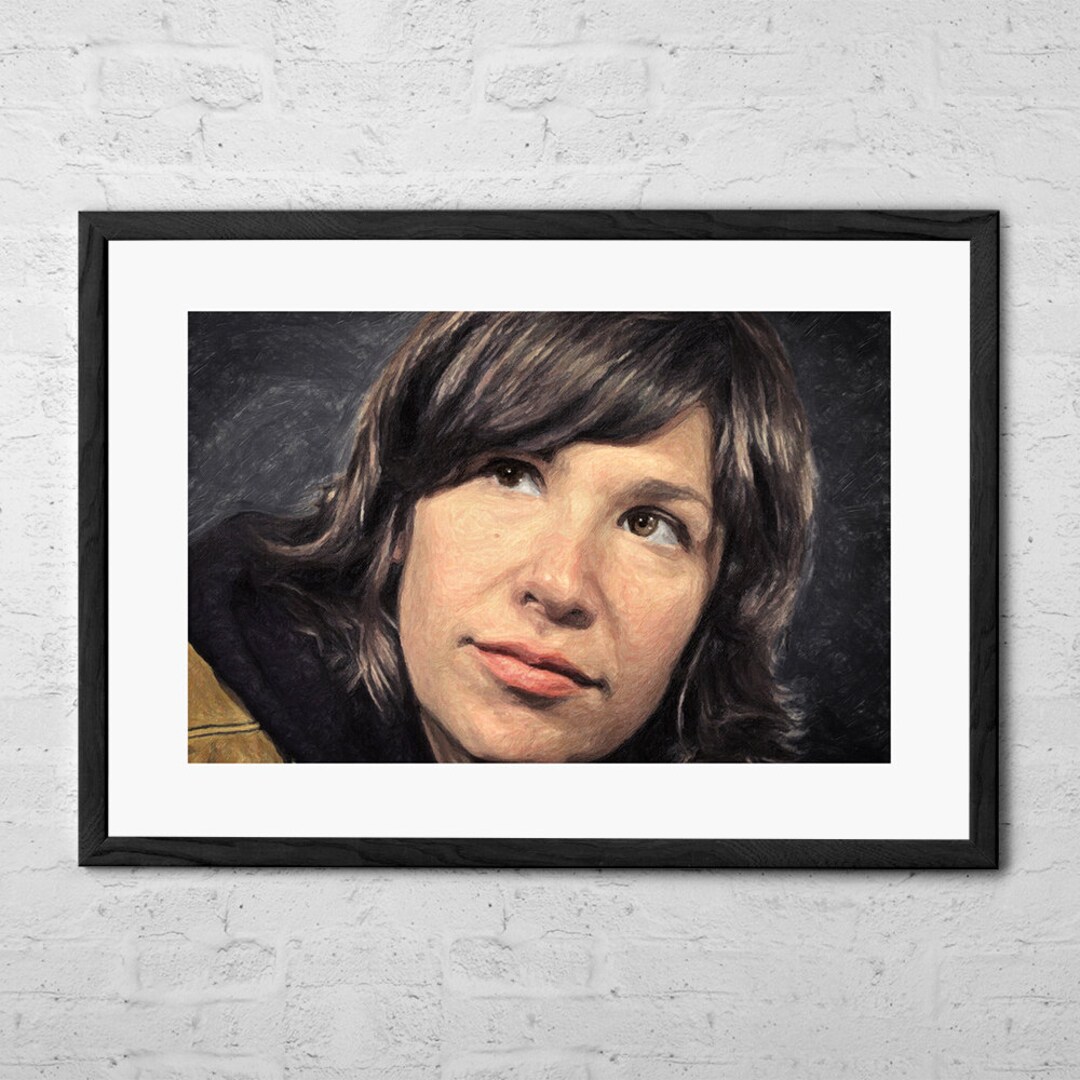 Carrie Brownstein Painting Art Print Portlandia Poster Comedy Gift Pop