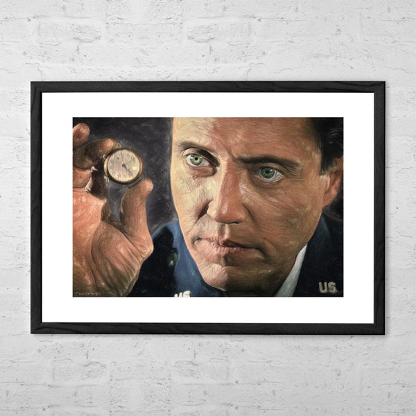 Christopher Walken as Captain Koons - Painting - Art Print - Pulp Fiction Movie Art - The Gold Watch Scene - Pulp Fiction Poster - Wall Art