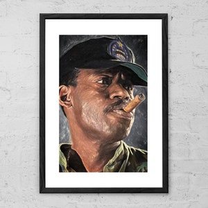 Sergeant Apone - Painting - Art Print - Aliens Movie Art - Al Matthews Aliens Poster - Aliens Movie Poster - Aliens Movie Decor - Sci-Fi
