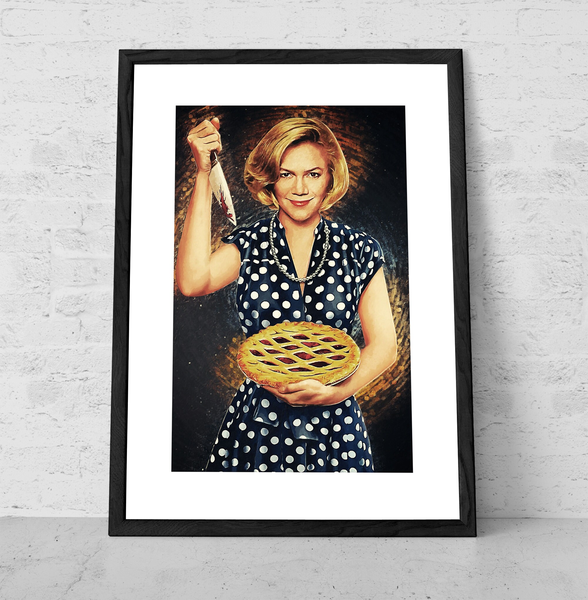 美品　版画 this woman Jill Murphey 1996 Serial Mom - Illustration - Kathleen Turner - Comedy - Horror