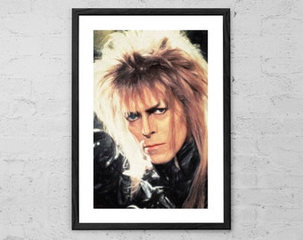 Jareth - Illustration - Labyrinth Movie - Movie Poster - Labyrinth - Dark Art - Movie Print - Film Poster - Jim Henson - New Wave - Surreal