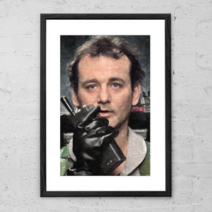 Dr Peter Venkman - Painting - Ghostbusters - Bill Murray - Movie Art Print - Movie Poster - 80s - Science Fiction - Haunted - Paranormal