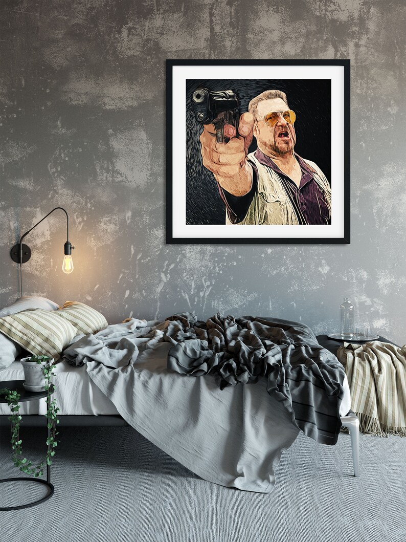Walter Sobchak - Big Lebowski - Big Lebowski Poster - Big Lebowski Art ...