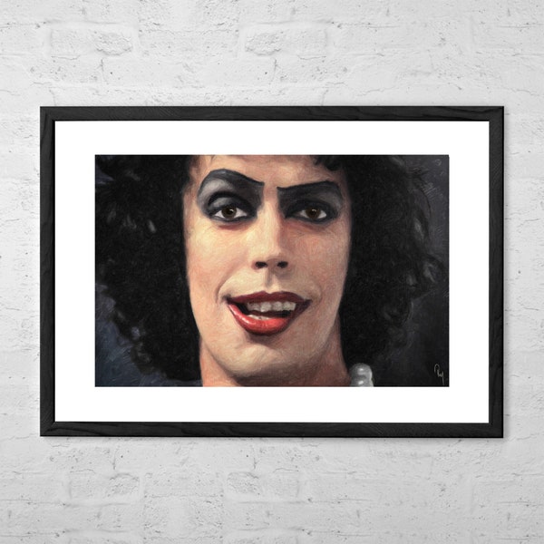 Dr Frank N Furter - Painting - Art Print - The Rocky Horror Picture Show - Tim Curry - Sweet Transvestite - Cult Classic - Movie Art Poster