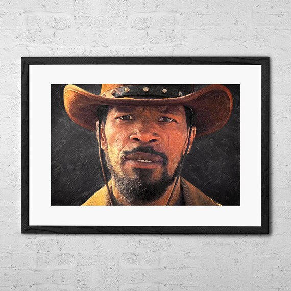 Django Unchained Jamie Foxx Hanging Upside Down