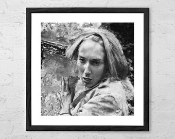 Barbara - Night of the Living Dead - Painting - Art Print - Horror Decor - Movie Art Print - Movie Poster - Horror Movie Art - Zombie Gift