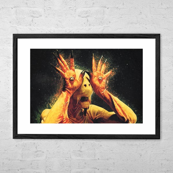 Pale Man - Pan's Labyrinth - Illustration - Movie Poster - Pan's Labyrinth Poster - Pan's Labyrinth Print - Pans Labyrinth - Horror Movie