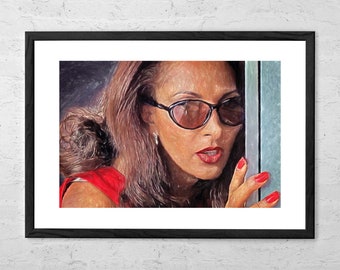 80s 90s Pam Grier Jackie Brown Movie T-shirt - Etsy