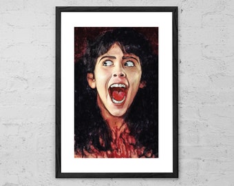 Felissa Rose as Angela in Sleepaway Camp - Painting - Art Print - Sleepaway Camp Movie Art - Cult Classic Horror Movie Poster - Horror Decor