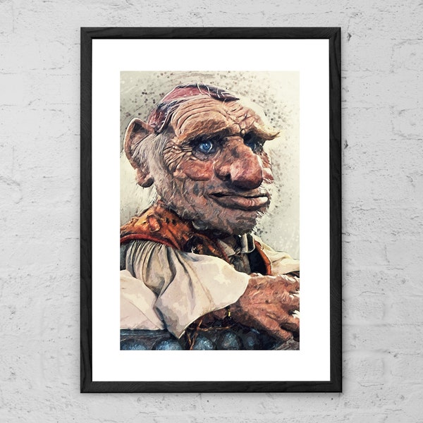 Hoggle - Labyrinth Movie - Illustration - The Labyrinth - Labyrinth Poster - Labyrinth Print - Goblin - Goblin King - Jim Henson - Dark Art