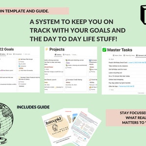 Notion Template, ADHD Notion Template, Daily Planner Notion Template, Digital Planner, ADHD Planner,