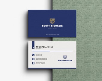 Editable Minimalist Business Card Template – Printable Canva Design (Digital Download)