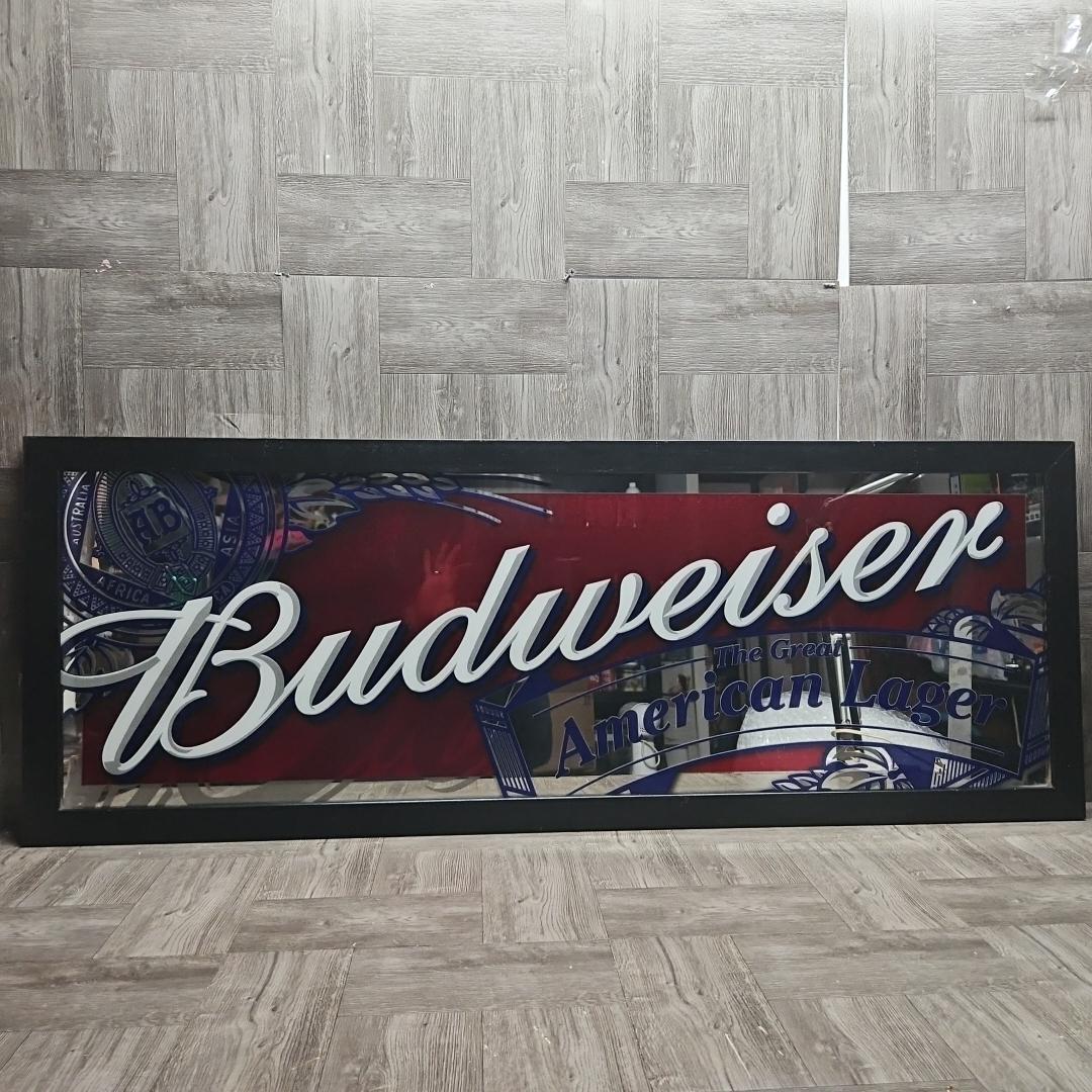 Vintage Budweiser Mirror - Etsy