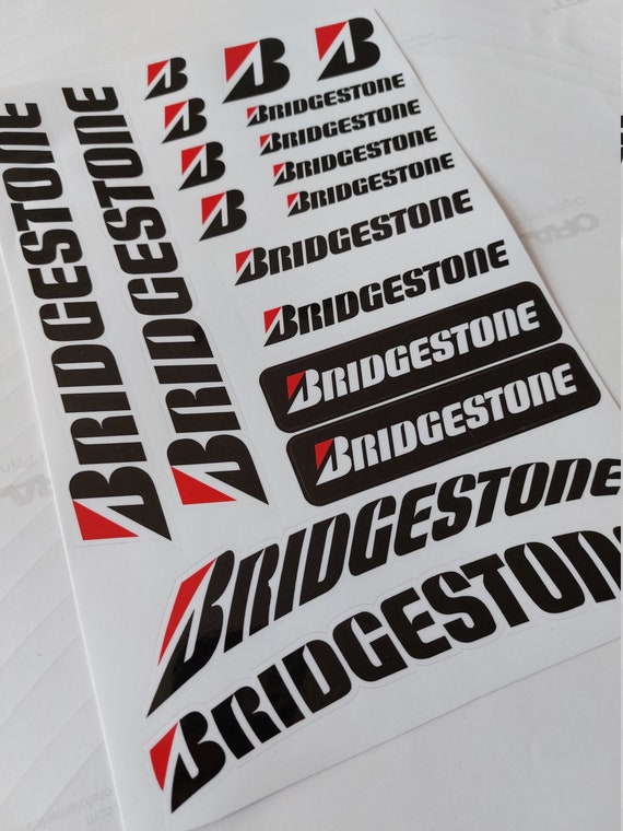 Bridgestone Tires Decals Stickers Vinyl Graphics Aufkleber Etsy