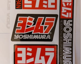 Yoshimura Exhaust Motorcycles Motorbike Bike Race Racing Decals Stickers 100mm Yoshimura Exhaust Motorcycles Motorbike Bike Race Racing Decals Stickers 100mm