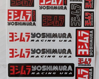 Yoshimura Exhaust Motorcycles Motorbike Bike Race Racing Decals Stickers 100mm Yoshimura Exhaust Motorcycles Motorbike Bike Race Racing Decals Stickers 100mm