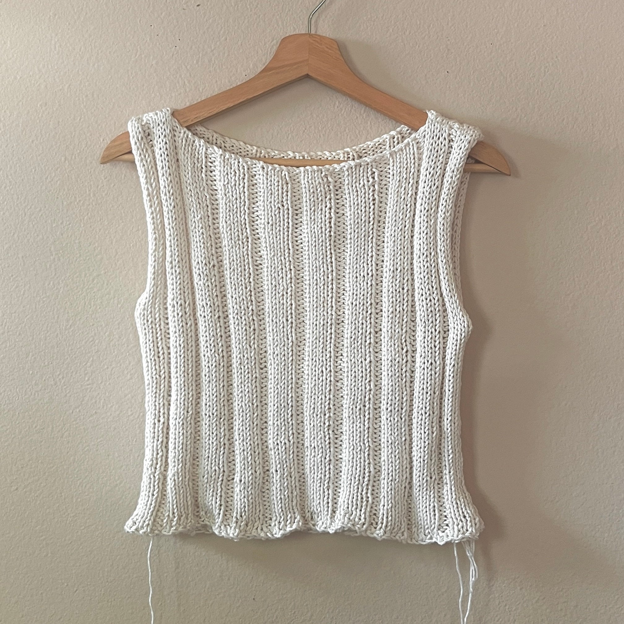MOHAIR KNIT TANK - LIGHT PINK | COS