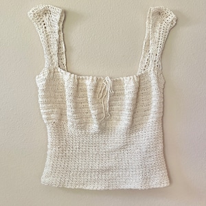 Ella Top- Crochet PDF pattern- Milkmaid top