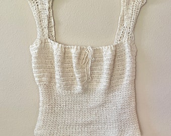 Ella Top- Crochet PDF pattern- Milkmaid top