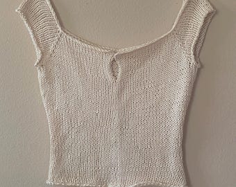 June Bug Top- Knit Raglan PDF Pattern