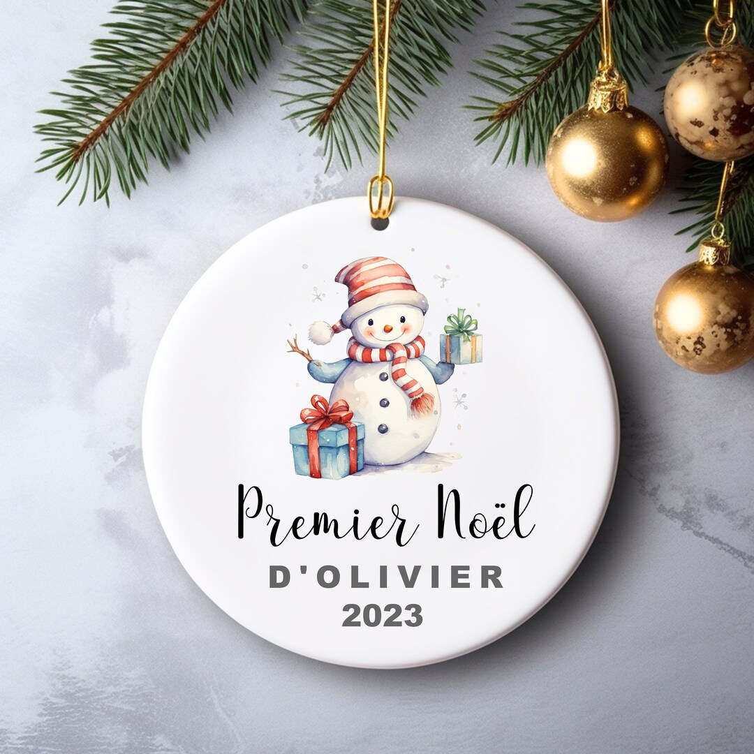 Boule De Noël Ornement Noël Bébé Ornement Personnalisé Pour Le Etsy