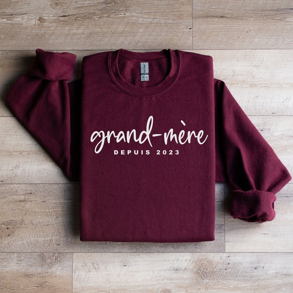 Cadeau Grand-mère Sweat personnalisé Grand-mère Depuis Cadeau Fête des Mères Cadeau pour Grand-mère Sweat Nana Sweat Tante Chemise Maman