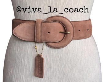 Vintage Coach Camel Leather Belt NEW COACH VINTAGE BRITISH TAN LEATHER WOMEN main image 3