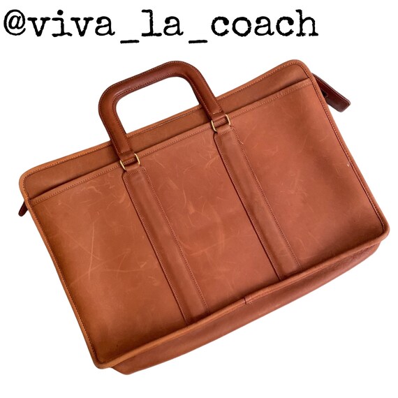 Vintage Coach Briefcase 8606 NYC Bonnie Cashin Style … Gem