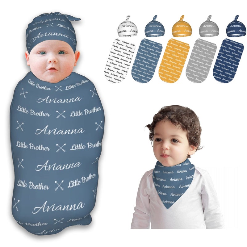 Newborn Swaddle & Hat Set (0-6M)
