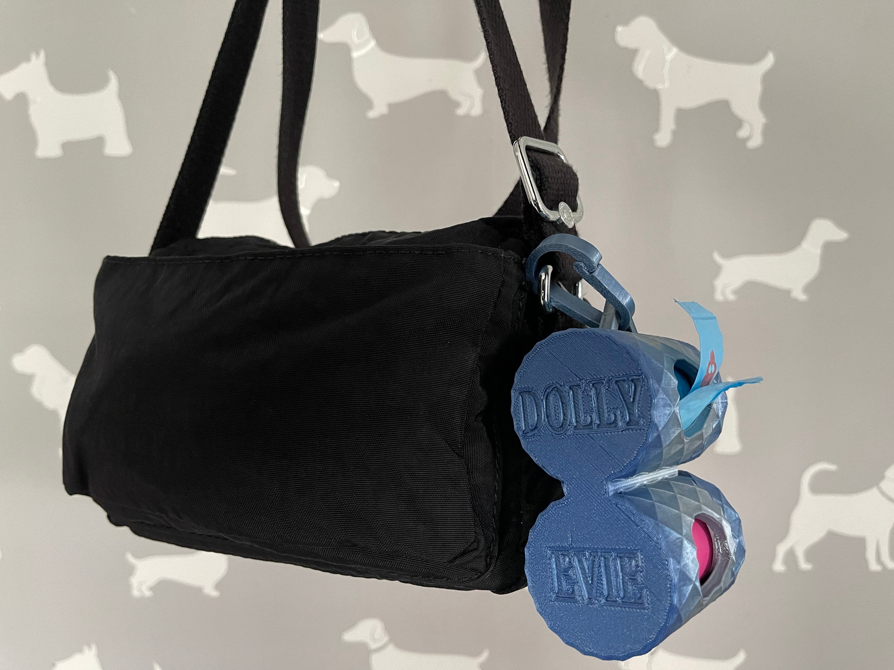  chusike Poop Bag Holders for Leashes, Navy Blue, Poop Bag  Dispenser for Leash, Dog Waste Bag Holder, 4x1.8x2.4 : Pet Supplies