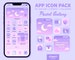 Cute Pastel Kawaii App Icons, Galaxy App Icon Pack, Celestial App Icons Widgets and Wallpapers, Lofi Aesthetic, Retro Computer Aesthetic 