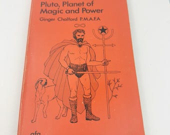 Occult Magic Book – Pluto Planet of Magic Signed 1st Ed (1984 Vintage Witchcraft)
