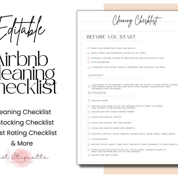 Airbnb Printable - Etsy