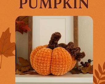 Wzór na pluszową dynię szydełkową: łatwa dekoracja jesienna (PDF)