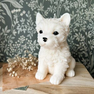 Yorkshire dog candle, Dogmatix dog, realistic scented candle, decoration idea, gift idea, Mother&#39;s Day, decorative candle.