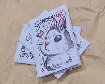 Zine "Gender N/A" | Original handmade artwork by independent artist
