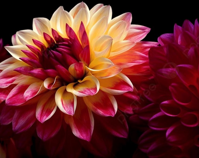 Graines De Dahlia Mélange - 50 Graines, Provenance Europe, Pour Jardin Ou Balcon Fleuri - 4