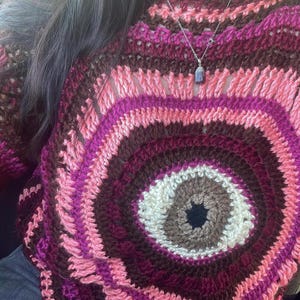 Crochet Eye Sweater
